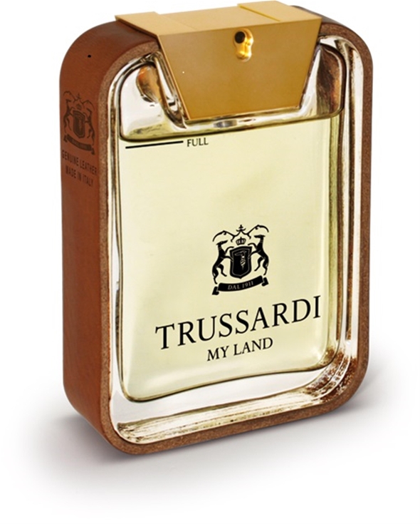 TRUSSARDI MY LAND/ בושם לגבר א.ד.ט 50 מל 498 ש"ח/ להשיג בכל חנויות הפרפומריה