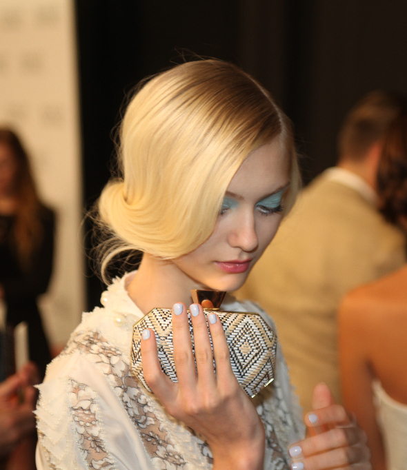 Badgley Mischka Spring- Summer 2014 Collection/ Hair by Peter Gray for Moroccanoil/ Photography: David Webber for Moroccanoil
