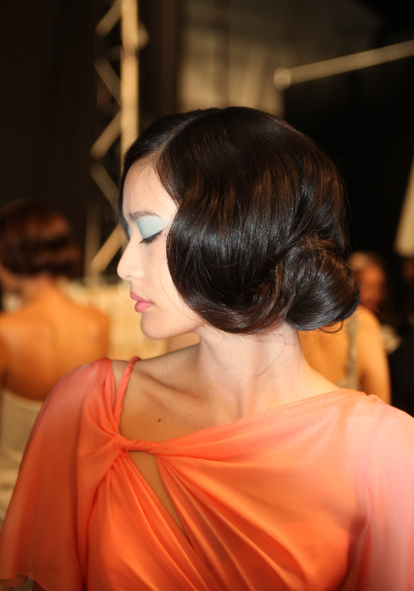 Badgley Mischka Spring- Summer 2014 Collection/ Hair by Peter Gray for Moroccanoil/ Photography: David Webber for Moroccanoil