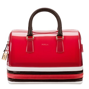FURLA 'candy' אדום פסים שחור 1710 שח צילום- יחצ חול