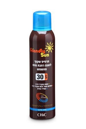 תרסיס הגנה שקוף היפו- אלרגני/CHIC/54 ₪/להשיג ברשתות הפארם ובפרפומריות מובחרות