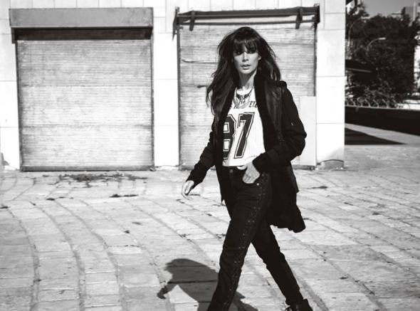 ג'ינס- FOREVER 21 / טי שירט-רנואר / עליונית סריג-אמה / ג'קט עור-TNT / תכשיטים-הוניגמן