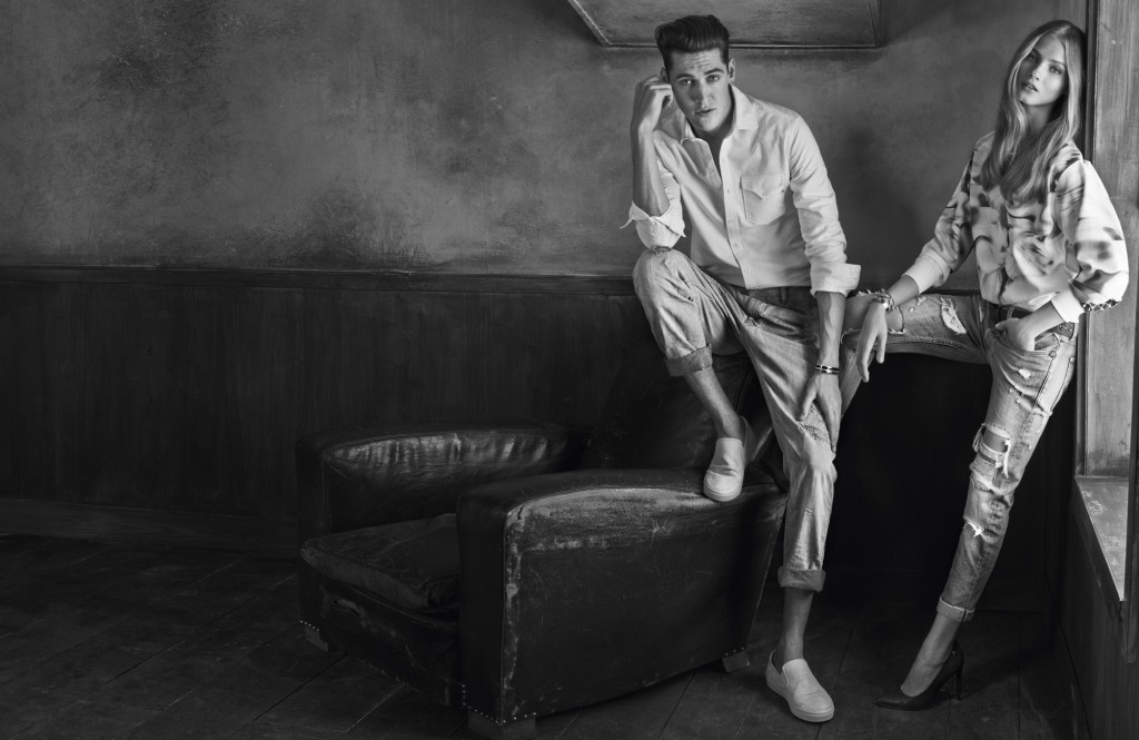 הילדה הרעה של אל.איי ומירוץ המכוניות נפגשים/ ריפליי- קיץ 2015/ צילום: יח''צ חו''ל