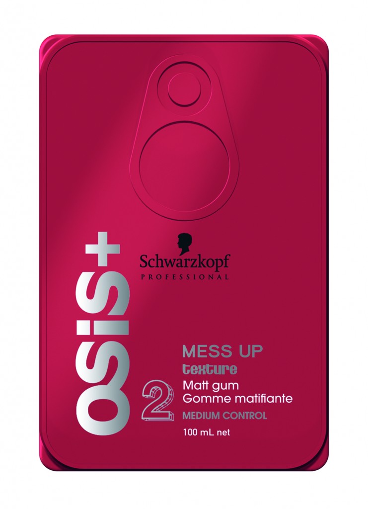 MESS UP קרם חימר מסדרת +OSIS, שוורצקופף פרופשיונל (108 ש״ח, להשיג במספרות נבחרות)