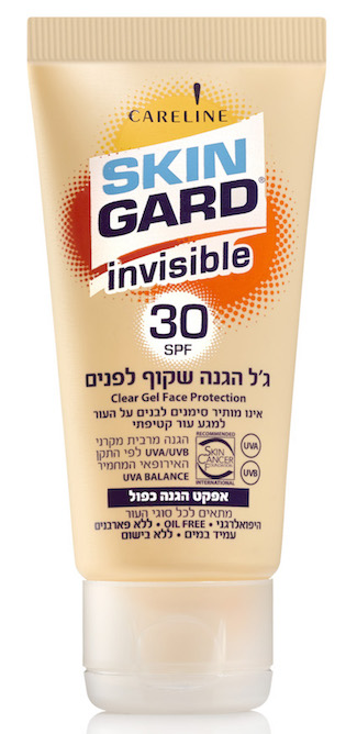 ג'ל שקוף לפנים מסדרת אינוויזיבל 30 SPF מבית סקין-גארד | 69.90 ש״ח לתכולת 60 מ״ל | צילום: מוטי פישביין
