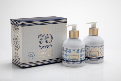 SABON קולקציית 70 שנה לישראל כולל קרם ידיים וסבון נוזלי עלות 99 שח במקום 146שח צילום?? ??