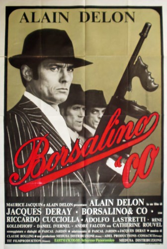 כרזת הסרט borsalino בכיכובו של אלן דלון
