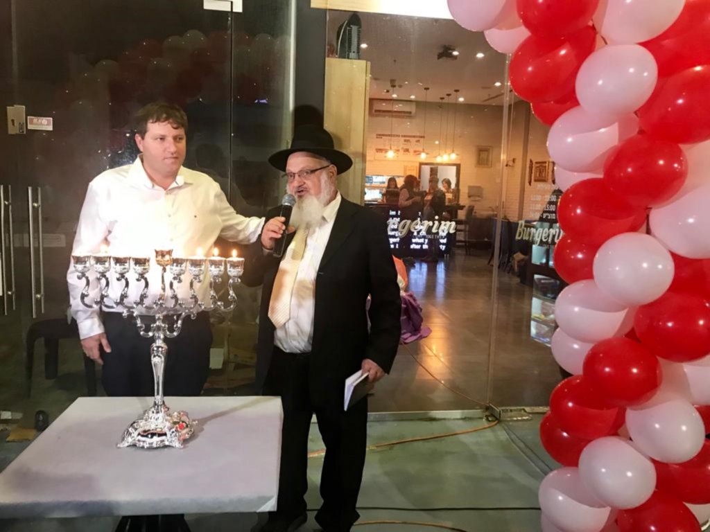 הרב דוד פרץ ורמי גרינברג / צילום: אסף לוי