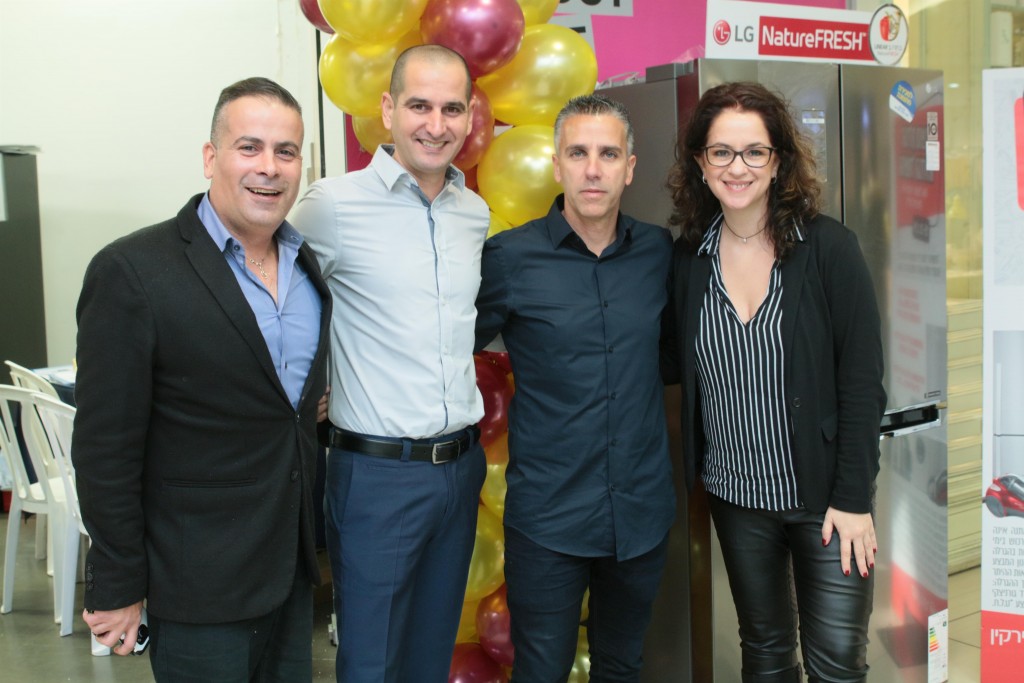 מימין אילנית גריוביץ ברגר, אבינועם כהן, פיני כהן ושלומי ברק / צילום: סטודיו אלד