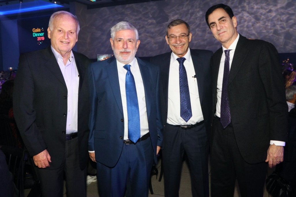 מימין חיים הורביץ, דוד פורטוביץ, אלפרד מרסל ואשר גרינבאום / צילום: אמיר מאירי