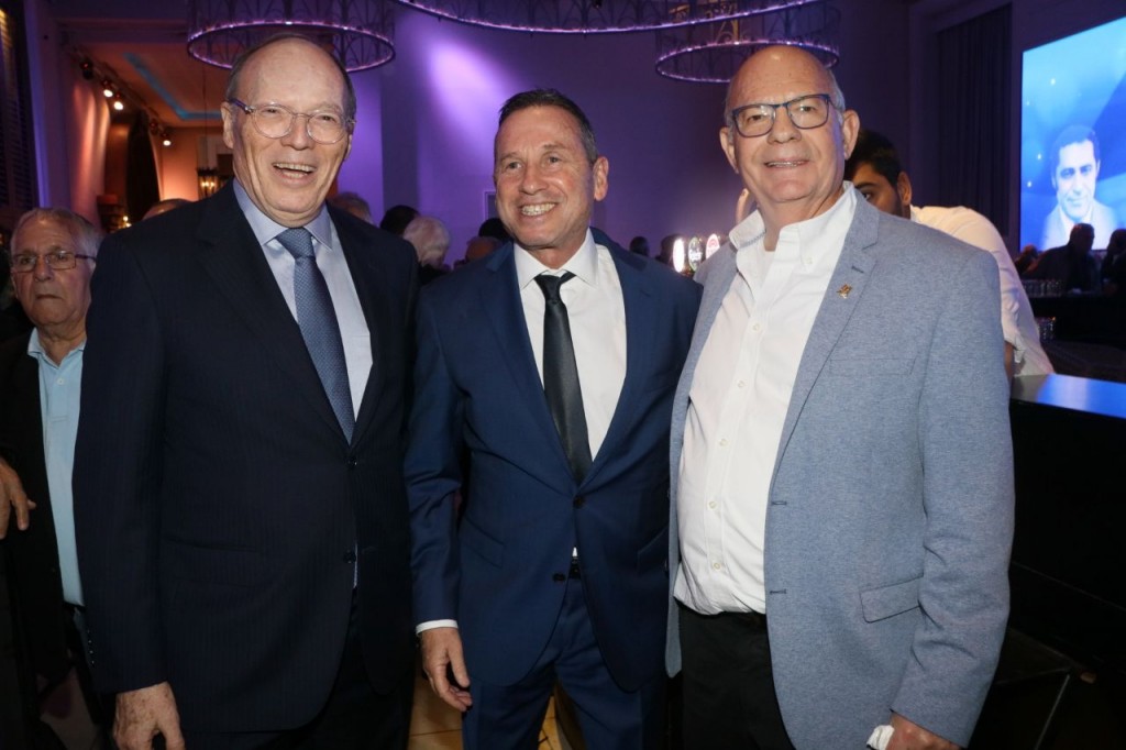 מימין יואל לביא אבנר קופל ושמואל שניצר / צילום: אמיר ממאירי