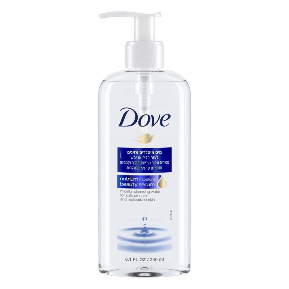 DOVE מים מיסלריים לעור רגיל או יבש | מחיר: 29.9-39.9 ש''ח |צילום יח''צ